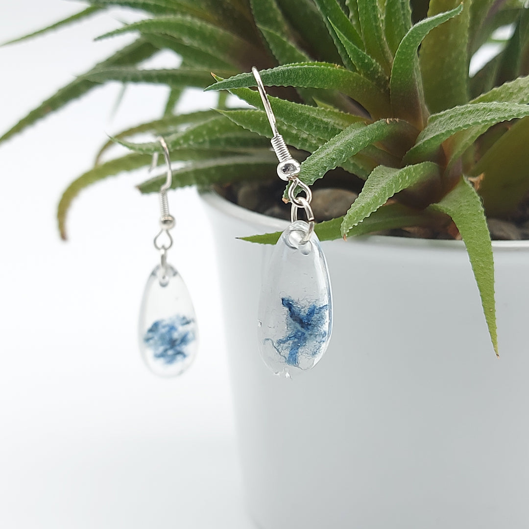 Earrings - pendant - drop of water - small