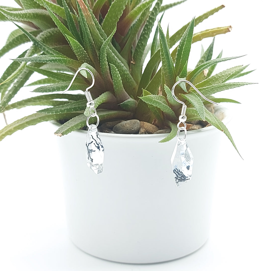 Earrings - pendant - diamond