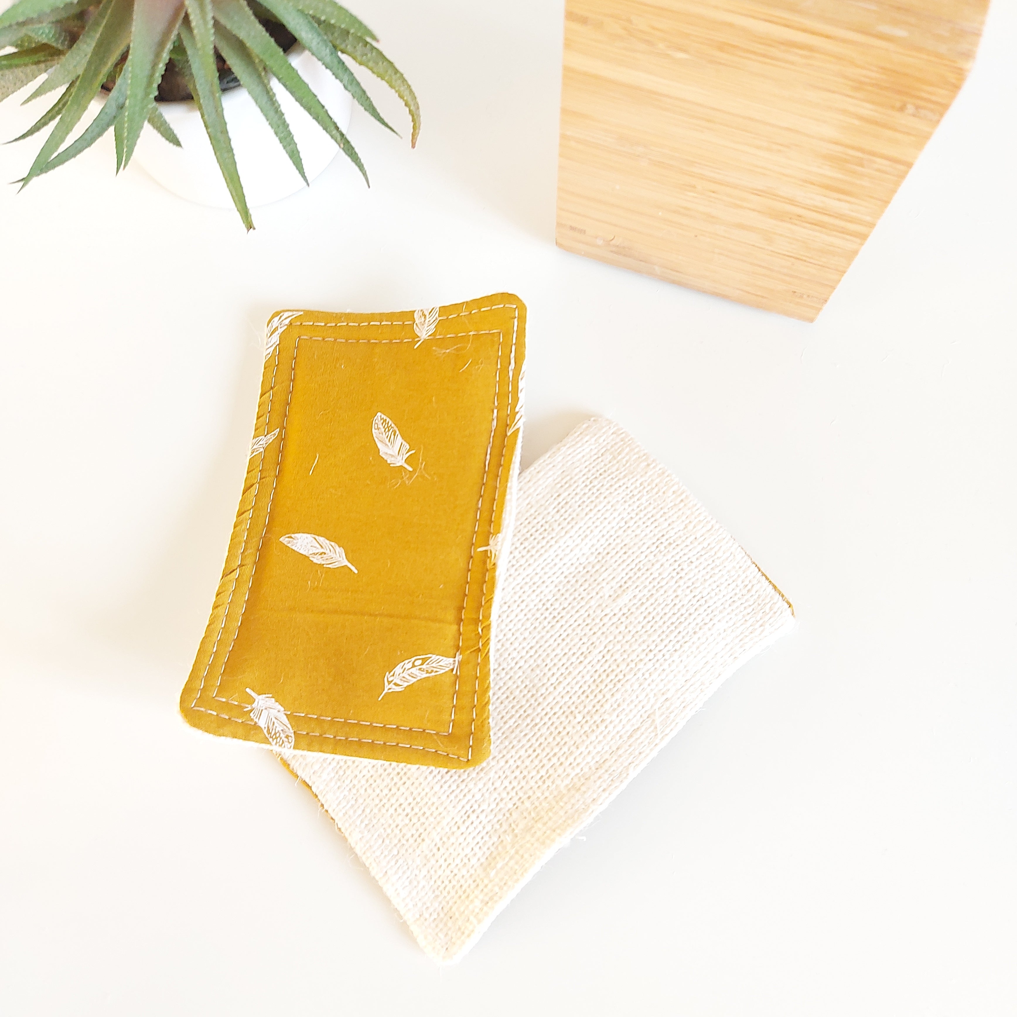 delycastef eponge lavable unite jaune plume