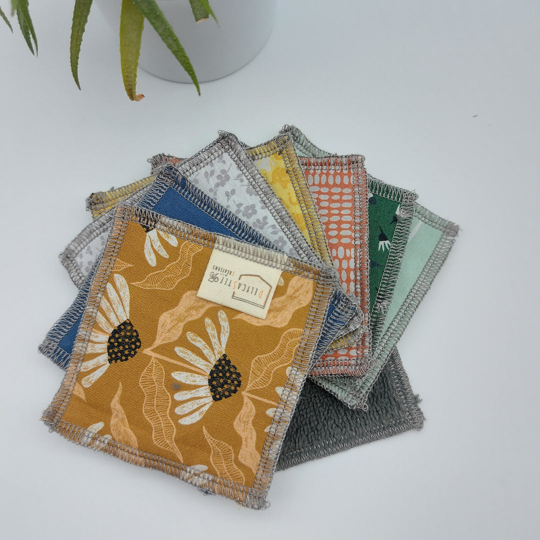 DelycaStef - lingettes démaquillantes - lot de 8 - mixte 