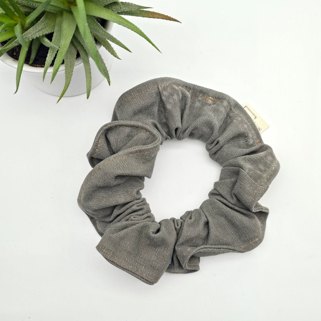 Chouchou à cheveux - denim taupe