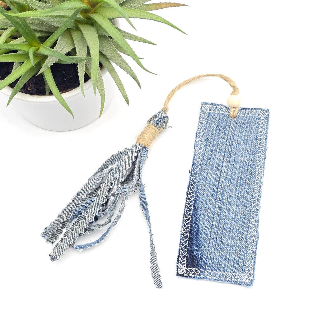 Marque page - denim revalorisé