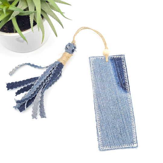 Marque page - denim revalorisé
