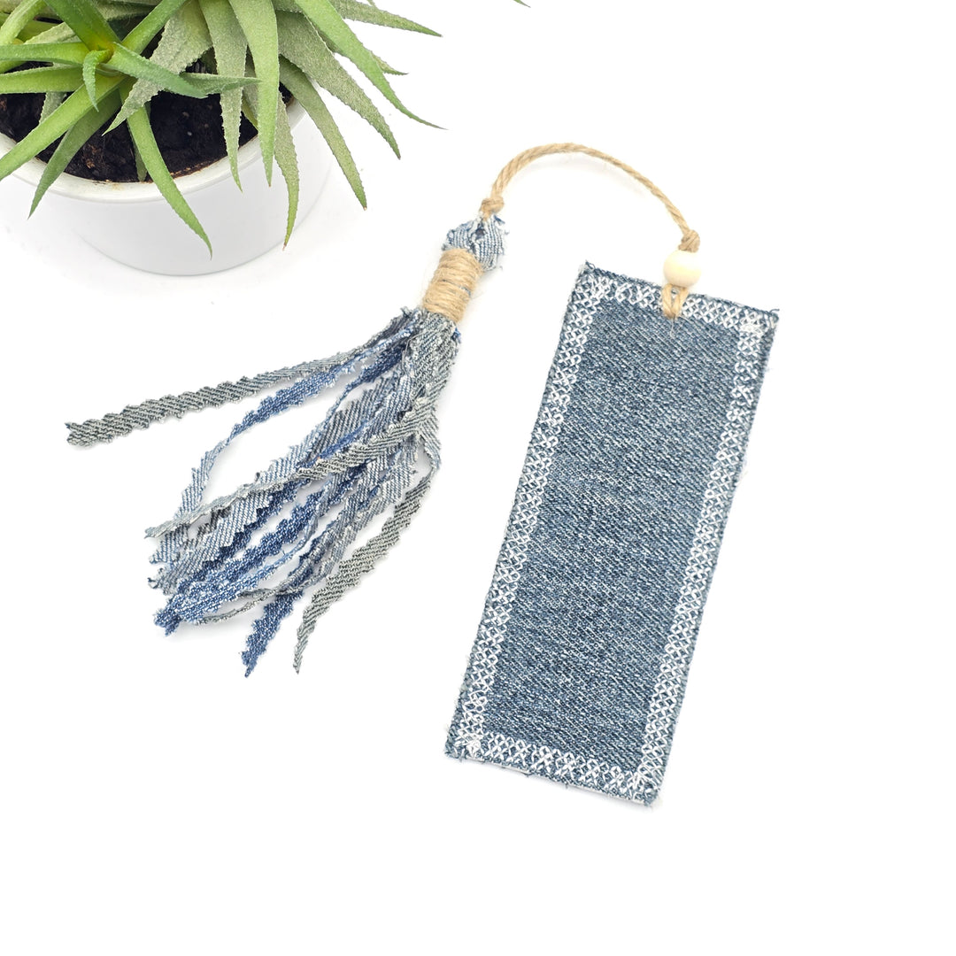 Marque page - denim revalorisé
