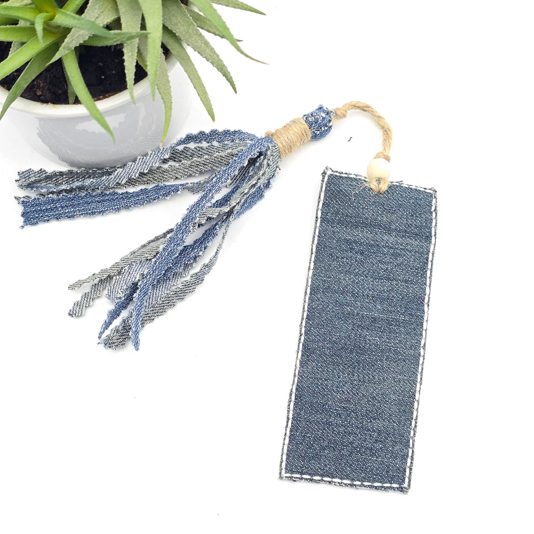 Marque page - denim revalorisé