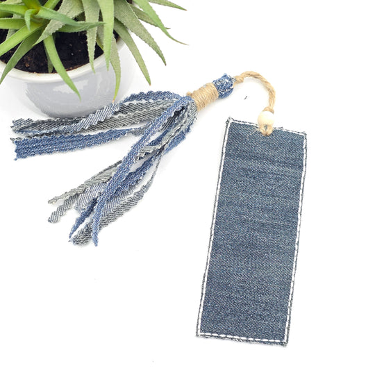 Marque page - denim revalorisé