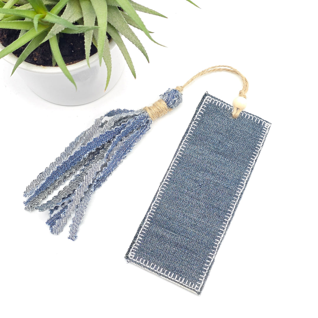Marque page - denim revalorisé