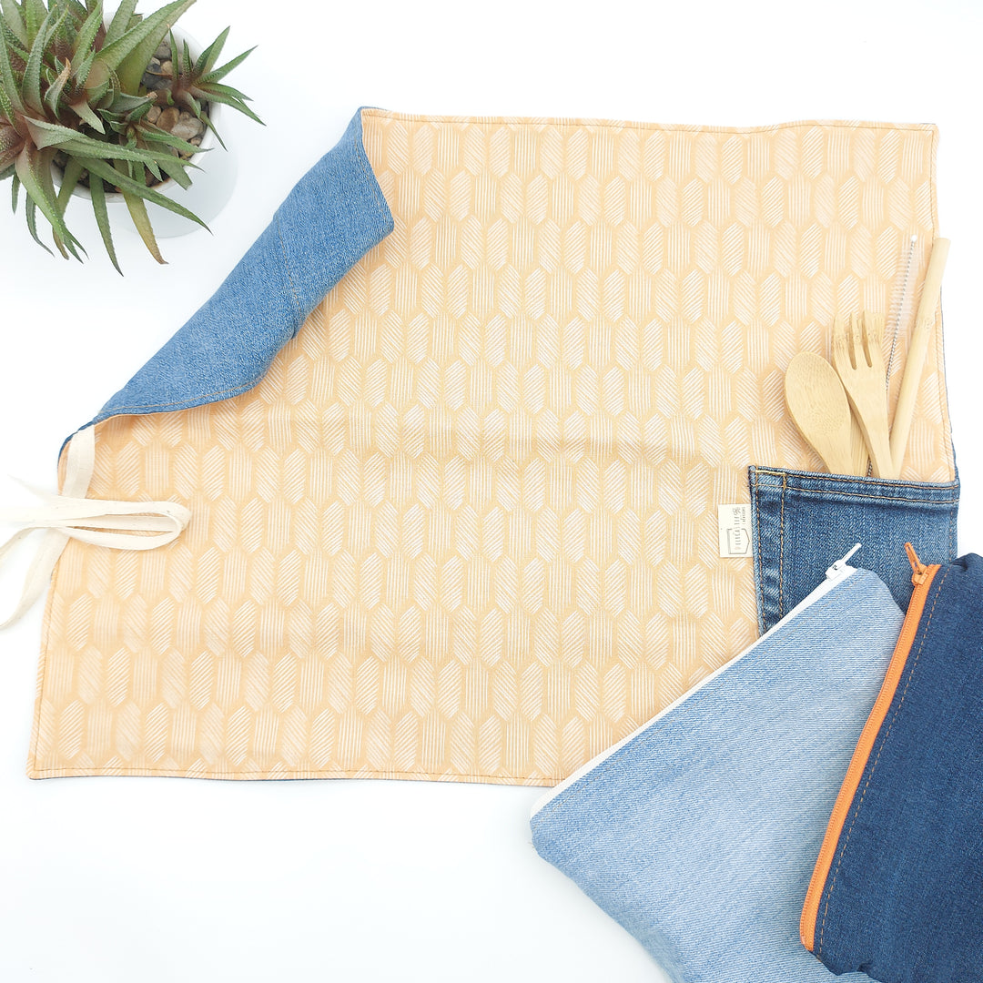 DelycaStef napperon ocre geometrique