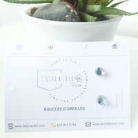 Earrings - nail - moon - small