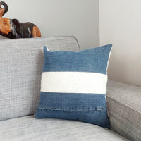 COVER Cushion beige sweater jeans line
