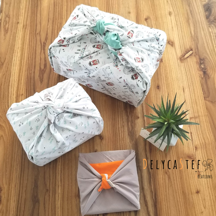Furoshiki / Emballage tissus - grand - Delycastef
