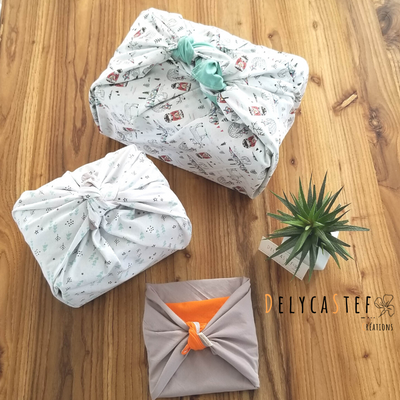 Furoshiki / Emballage tissus - grand - Delycastef