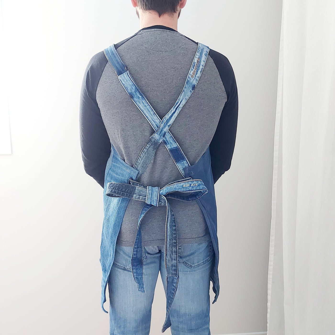 delycastef tablier denim 
