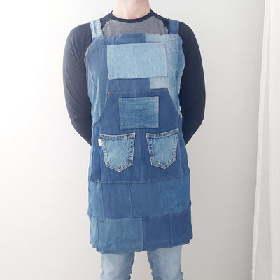 delycastef tablier denim 