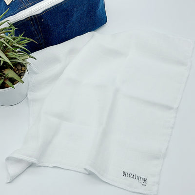 mouchoir mousseline bambou unite blanc DelycaStef